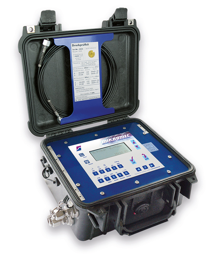 Technetics mikromec Prüfkit Fernwärme zur Prüfung von Fernwärmeleitungen