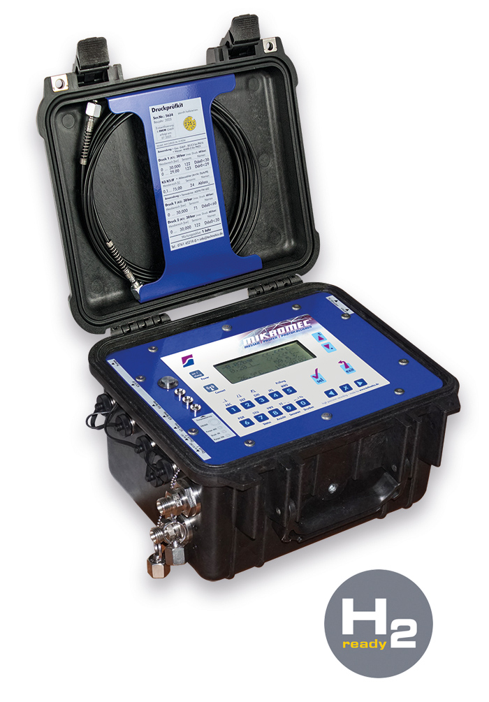 Technetics mikromec® Universalprüfkit zur Dichtheitsprüfung von Wasserleitungen, Gasleitungen und Fernwärmeleitungen