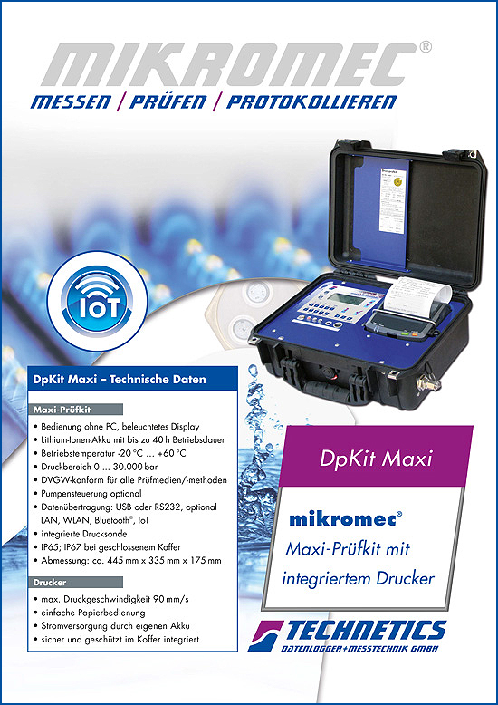 Technetics mikromec® Kundenflyer Maxikit