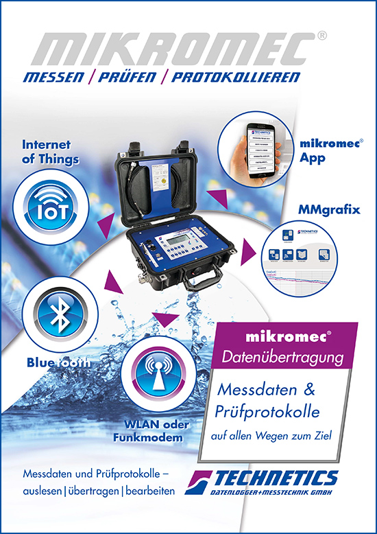 Technetics mikromec® Kundenflyer Datenübertragung